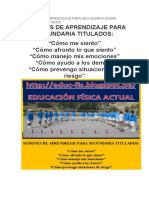 5 Sesiones de Aprendizaje para Secundaria Sobre Riesgos Ambientales