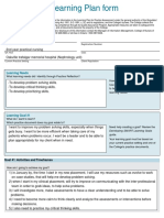 Qa Learning Plan For Clinical