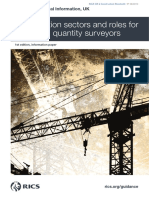 Construction Sectors and Roles For Chartered Quantity Surveyors