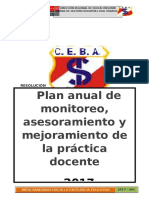 Plan de Monitoreo CEBA Santa Isabel de Huancayo