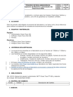 Instructivo Aceptación de Muestras Luminómetro 3m Clean-Trace NGid