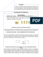 Informe Separacion de Mezclas