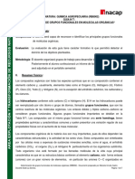 Determinación de Grupos Funcionales en Moléculas Orgánicas PDF