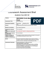 BSC Qs B 01 - BNV 6099 - CMC - Course Work 01