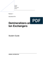 Demineralizers and Ion Exchangers Student Guide