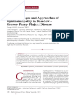 Ocular Changes and Approaches of Ophthalmopathy in Basedow - Graves-Parry - Flajani Disease