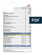 2BHK Costing Sheet