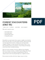 Forest Encounters (D&D 5e) 