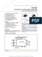 22W Bridge / Stereo Audio Amplifier With Clipping Detector: Protections