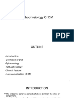 Pathophysiology of DM