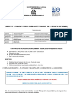 ¡Abiertas Convocatorias para Profesionales en La Policia Nacional ¡