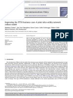 Improving The FTTH Business Case-A Joint Telco-Utility Network Rollout Model