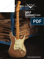 2017 Fender Custom Shop Design Guide