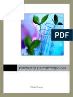 Principles of Plant Biotechnology