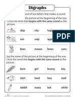 Phonics Practice Test Blends Digraphs