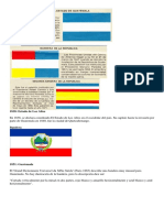 Cronologia de La Bandera de Guatemala