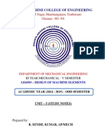 Me6503 Dme Unit 5 Study Notes 2015