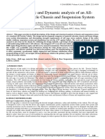 Design, Static and Dynamic Analysis of An All-Terrain Vehicle Chassis and Suspension System