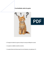 120 Curiosidades de Los Gatos