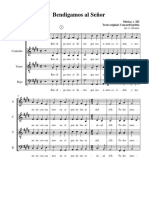 Bendigamos Al Señor - Arreglo Vocal PDF