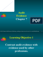 Audit Evidence: ©2003 Prentice Hall Business Publishing, Auditing and Assurance Services 9/e, Arens/Elder/Beasley 7 - 1