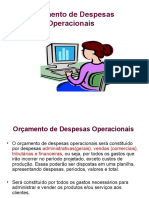 Orçamento de Despesas Operacionais