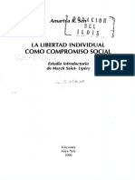 La Libertad Individual Como Compromiso Social (1999) de Amartya Sen