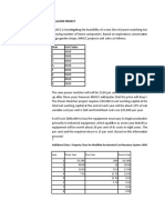 Mulcher Cash Flow Estimation