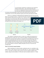 Method of Starting: Still Continues To Run Synchronously. The Value of This Load Angle or Coupling Angle (As It Is