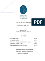 Design of 1,3-Propanediol Plant