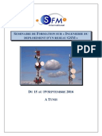 Formation - Ingenierie Du Deploiement D/'un Reseau GSM - Septembre 2016