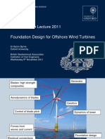 Géotechnique Lecture 2011: Foundation Design For Offshore Wind Turbines