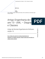 Artigo Engenharia de Software 13 - UML - Diagrama de Classes