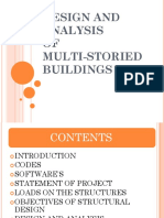 Design and Analysis OF Multi-Storied Buildings