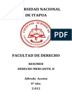 Derecho Mercantil II