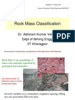 Rockmass Classification Updated