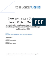 HOW To 2 State ScriptMonitor (SCOM)