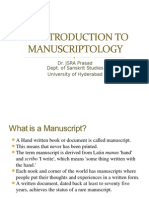 A Survey of Manuscriptology