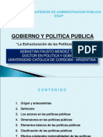 Presentacion - Gobierno y Politica Publica.