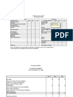 Annex III - Model Historical Financial Statements