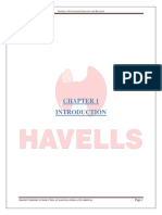 Institute of Professional Education and Research: Project Report Conducted at Havells India LTD, Bhopal