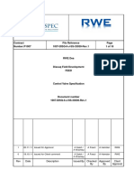 1007 DISQ 0 J SS 33030 Control Valve Specification