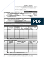 Formulario Exportacion