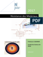 Cours + TD + TP Rsistance Des Matriaux PR - Abdenaser Bahrar 02-06-2017 PDF