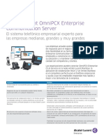 Omnipcx Enterprise Communication Server Datasheet Es