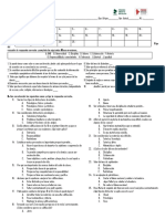 Examen Bimestral Tutoria Secundaria