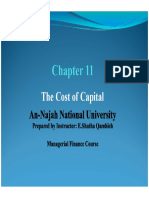 Chapter 11 - Cost of Capital - Text and End of Chapter Questions PDF