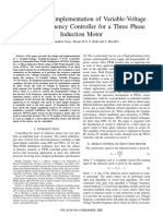 FPGA Based Implementation of Variable-Voltage Variable-Frequency Controller For A Three Phase Induction Motor