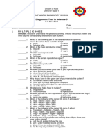 Diagnostic Test in Science 5