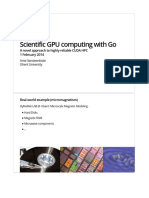 Scientific GPU Computing With Go
